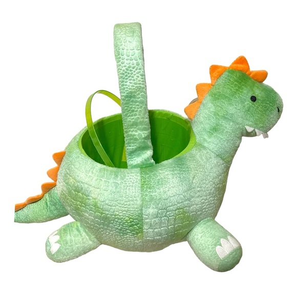 Plush Dinosaur Easter Basket - Picture 2 of 16